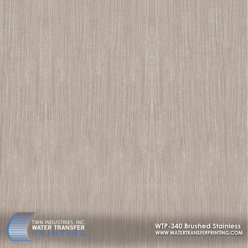 WTP-340 Brushed Stainless hydrographic film