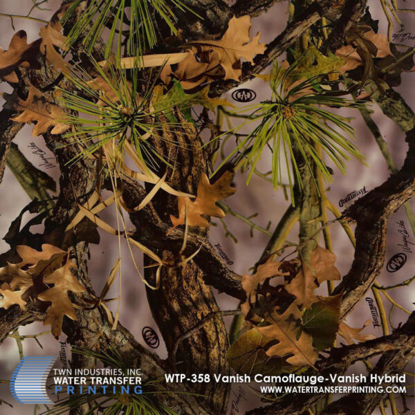 WTP-358 Vanish Camoflauge Vanish Hybrid hydrographic film