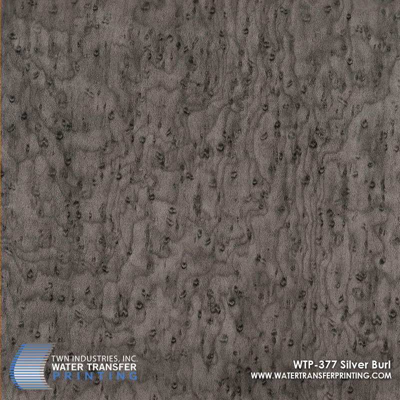 WTP-377 Silver Burl hydrographic film