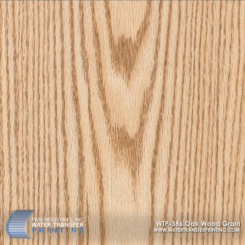 WTP-386 Oak Wood Grain hydrographic film