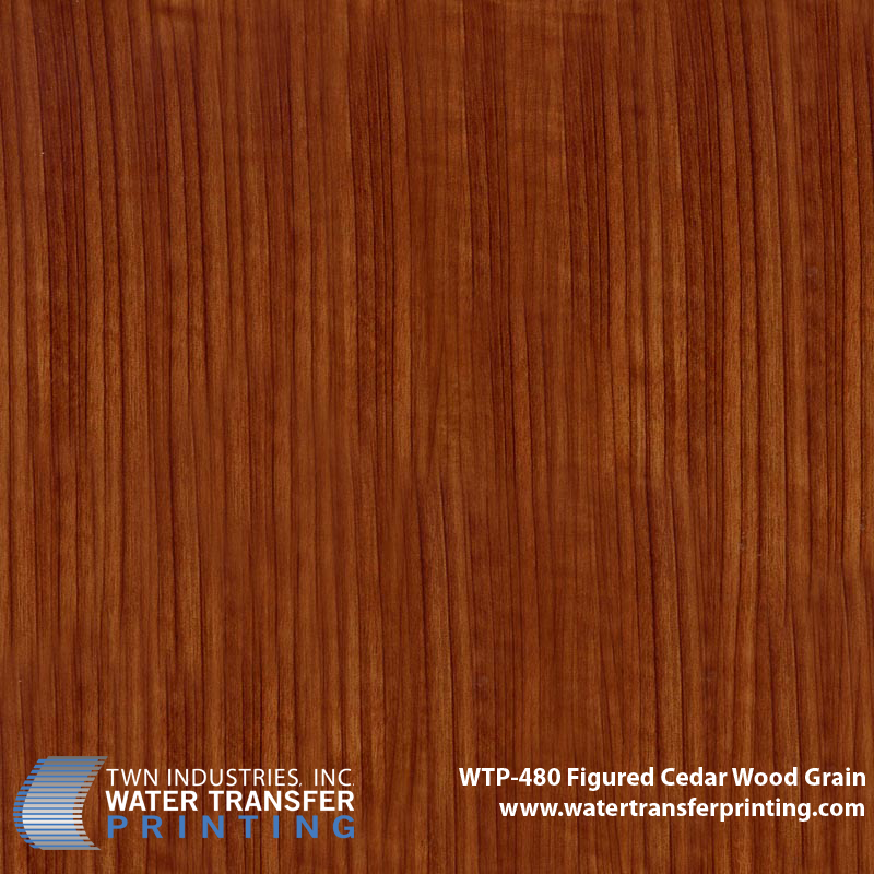 WTP-480 Figured Cedar hydrographic film