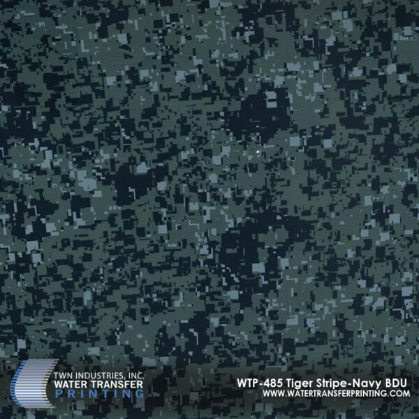WTP-485 Tiger Stripe Navy BDU hydrographic film