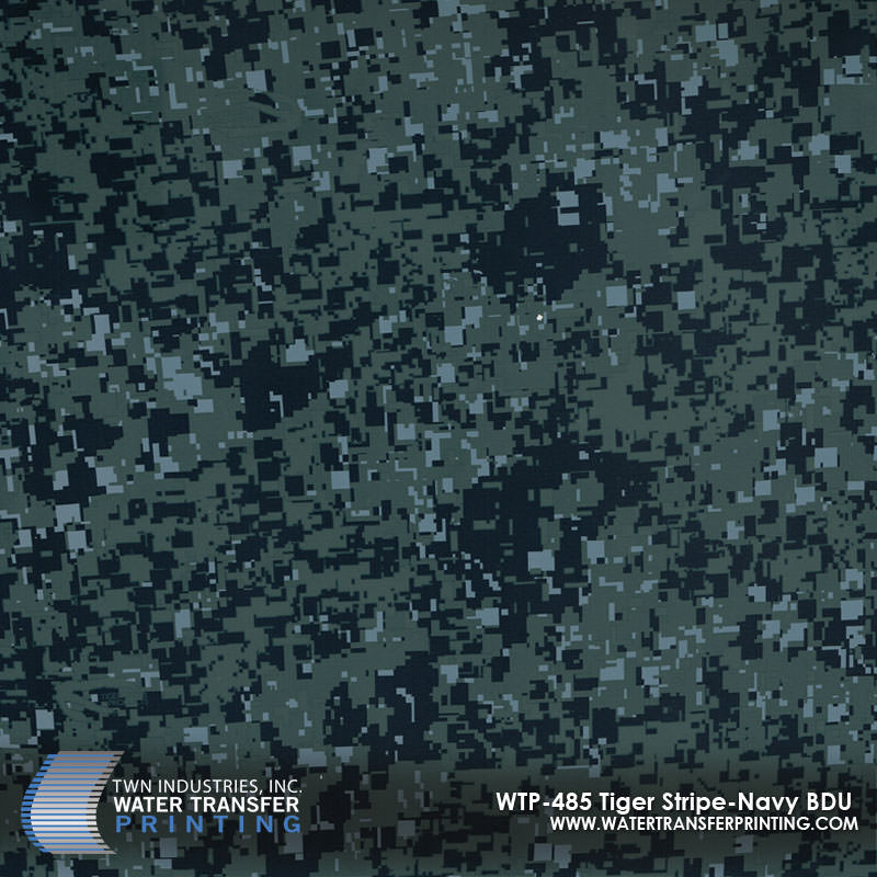 WTP-485 Tiger Stripe Navy BDU hydrographic film