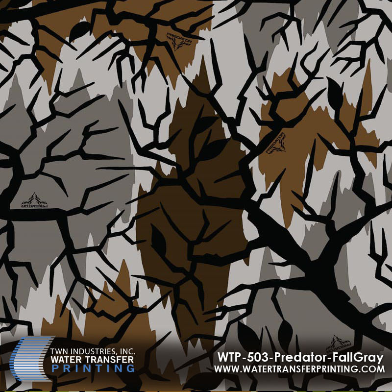 WTP-503 Predator FallGray hydrographic film