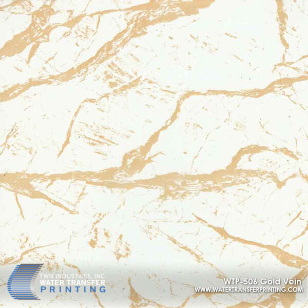WTP-506 Gold Vein (White) hydrographic film