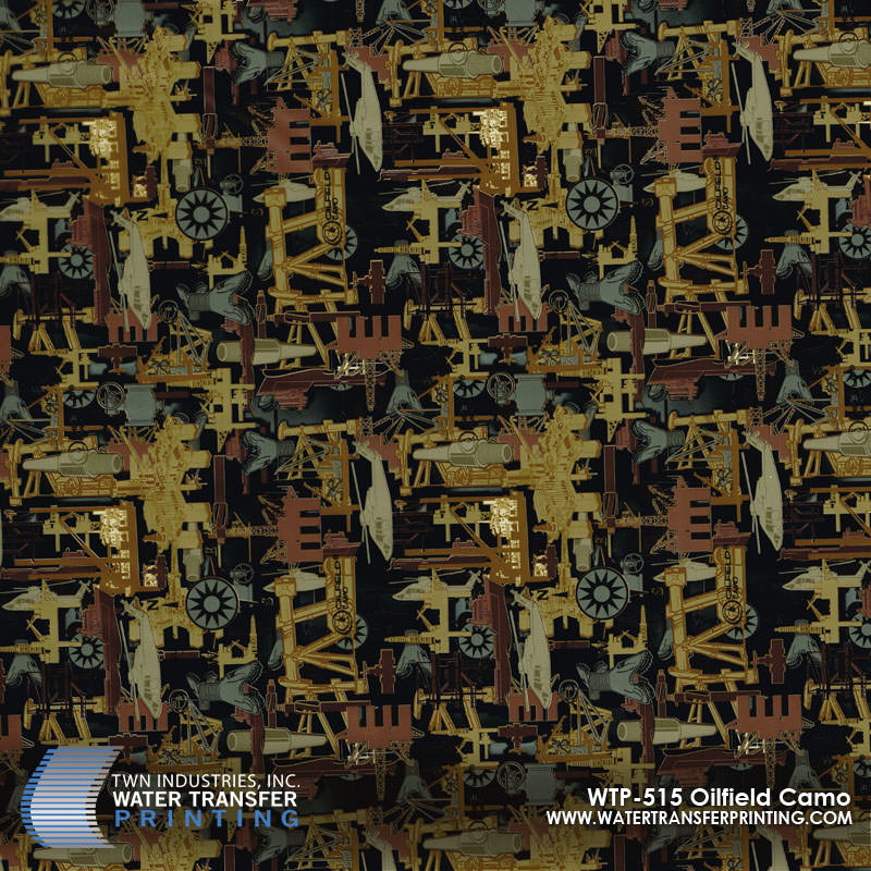 WTP-515 Oilfield Camo hydrographic film