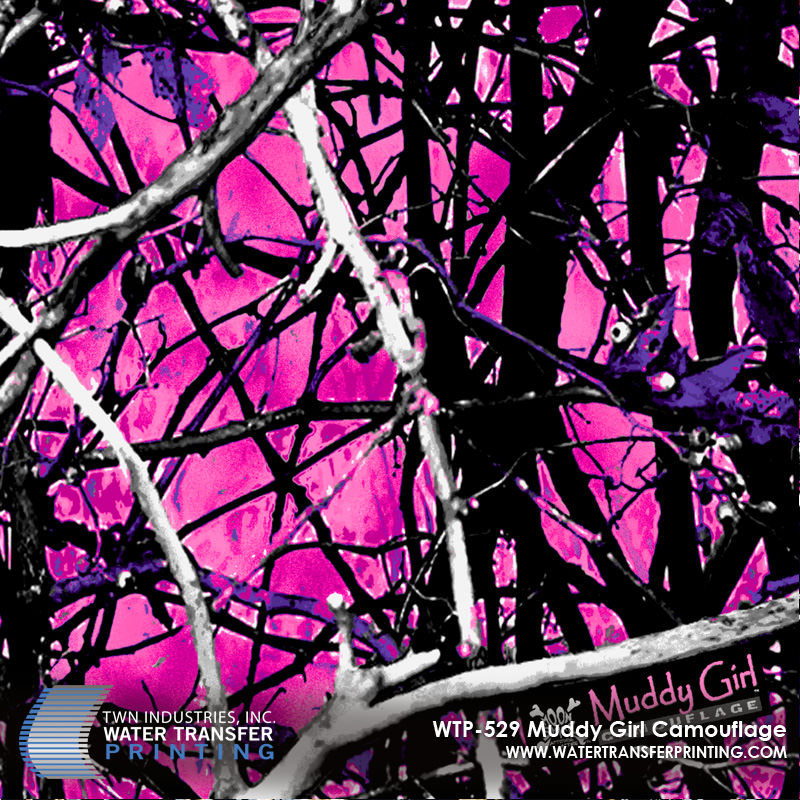 WTP-529 Muddy Girl Camouflage hydrographic film