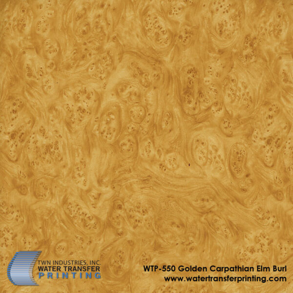 WTP-550 Golden Carpathian Elm Burl hydrographic film