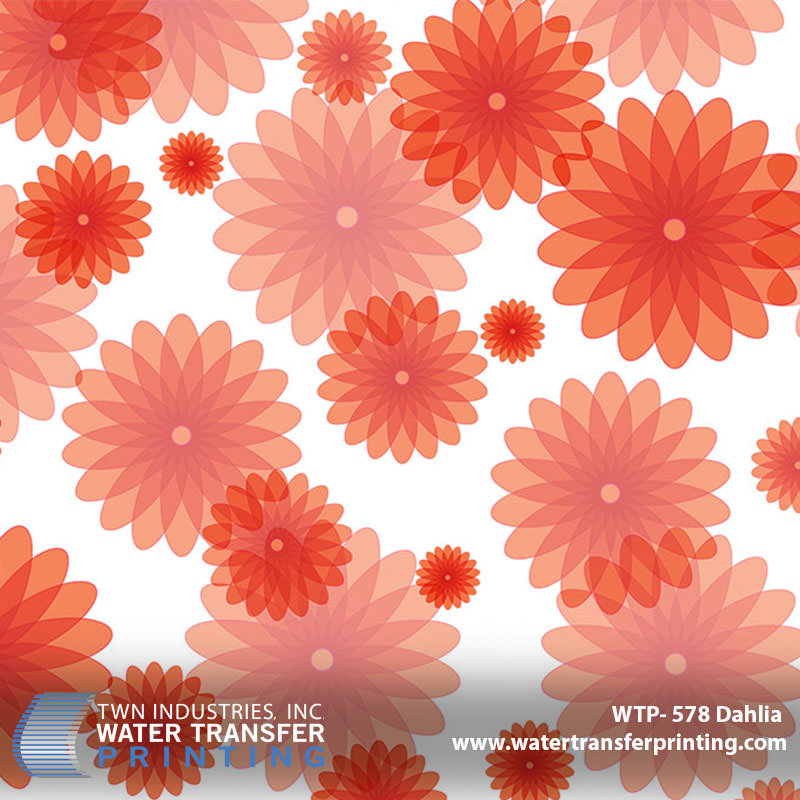 WTP-578 Dahlia hydrographic film