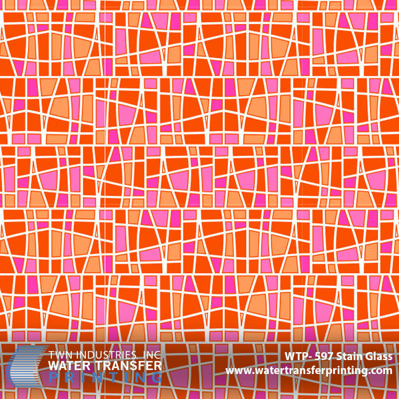 WTP-597 Stain Glass hydrographic film