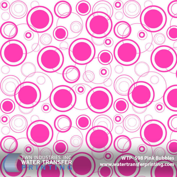 WTP-598 Pink Bubble hydrographic film