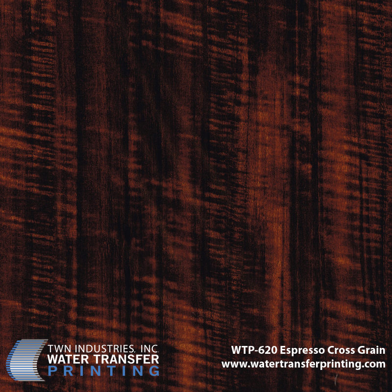 WTP-620 Espresso Cross Grain hydrographic film