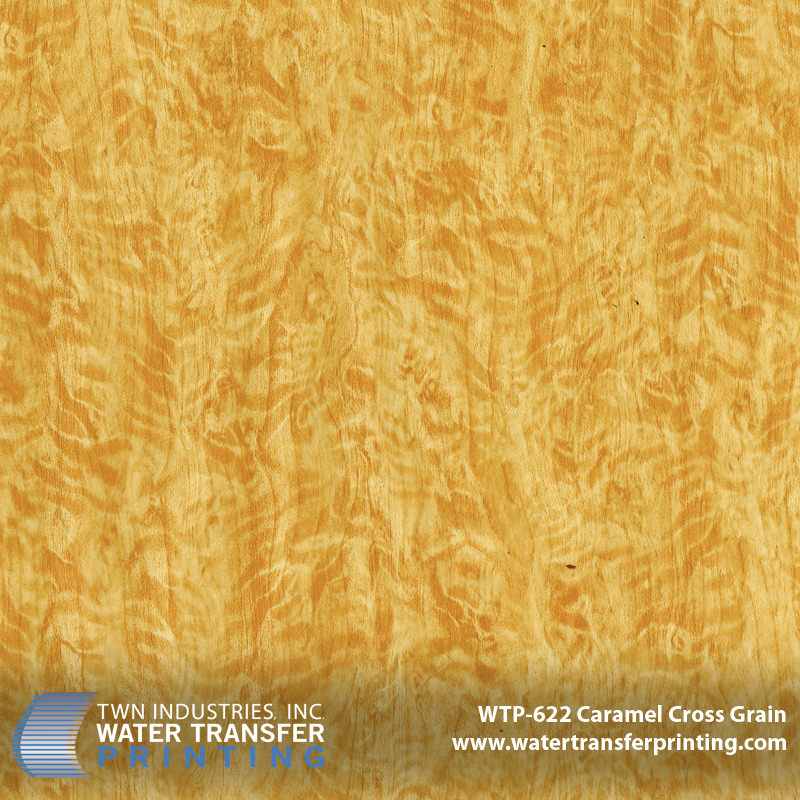 WTP-622 Caramel Cross Grain hydrographic film