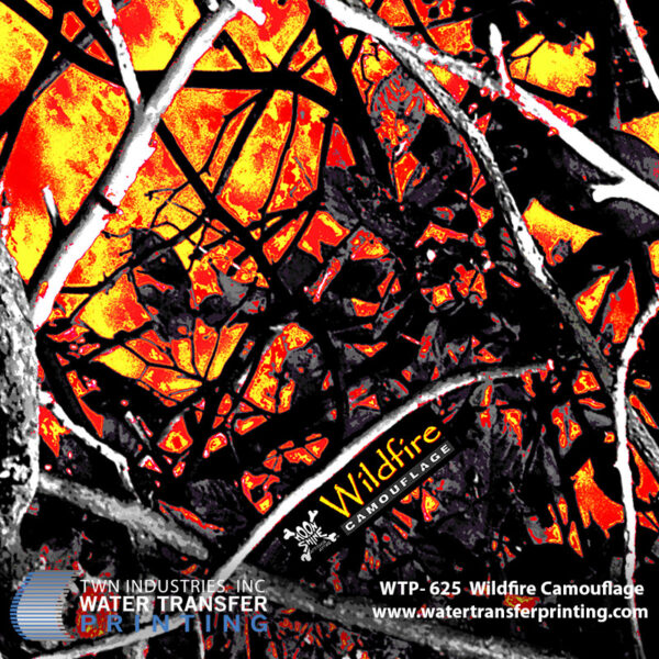 WTP-625 Wildfire Camouflage hydrographic film