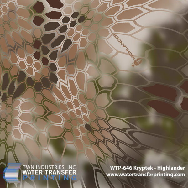WTP-646 Kryptek Highlander hydrographic film
