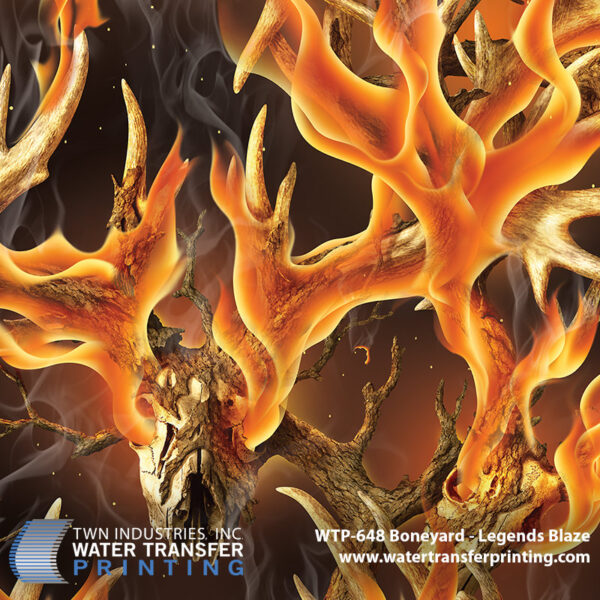 WTP-648 Legends Blaze hydrographic film