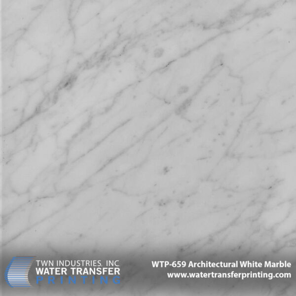WTP-659 Architectural White Marble hydrographic film