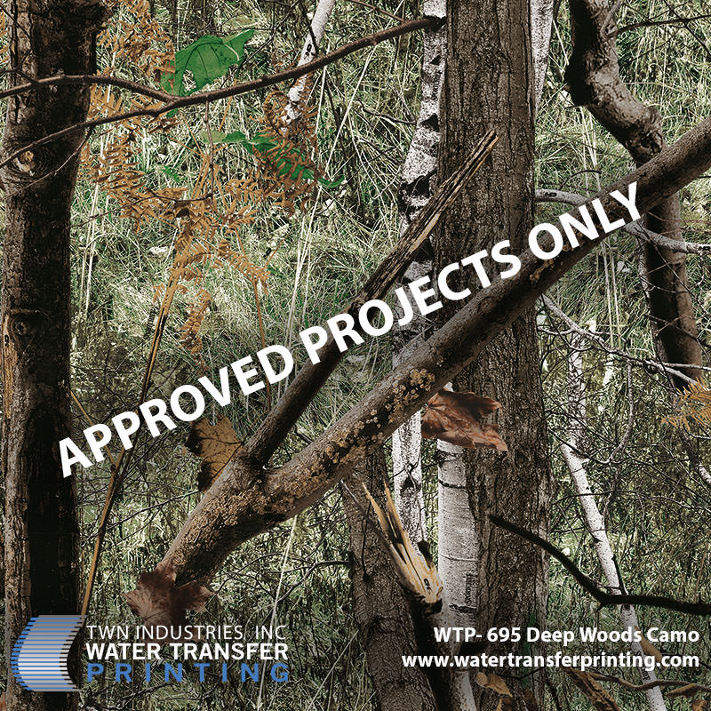WTP-695 Deep Woods Camo hydrographic film