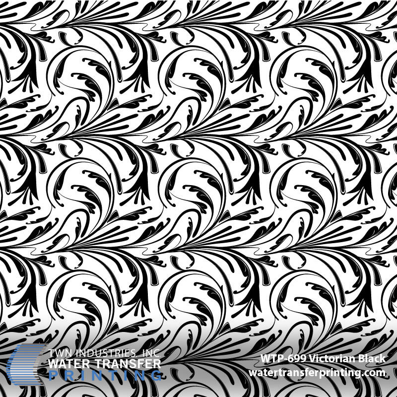 WTP-699 Victorian Black hydrographic film