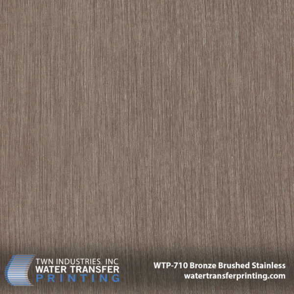 WTP-710 Bronze Brushed Stainless hydrographic film