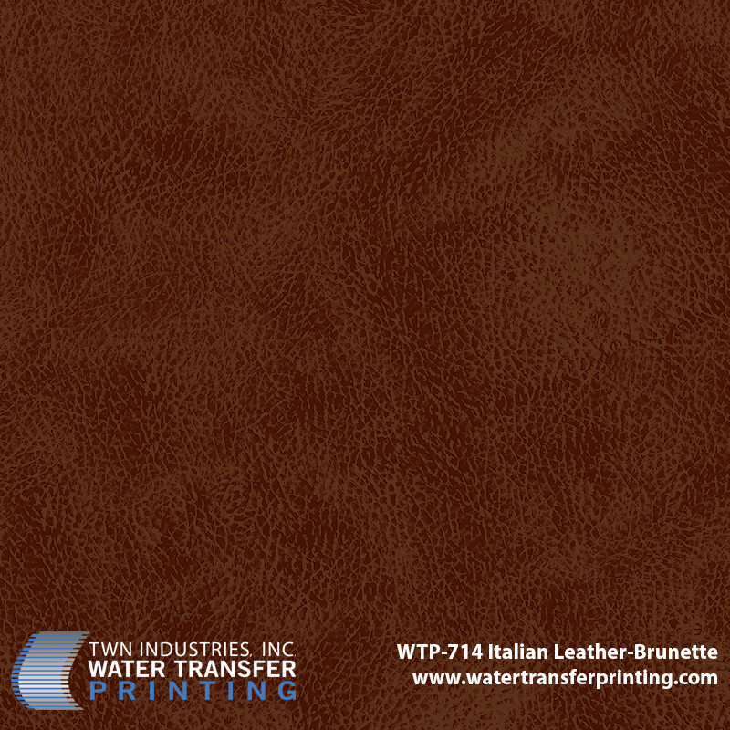WTP-714 Italian Leather Brunette hydrographic film