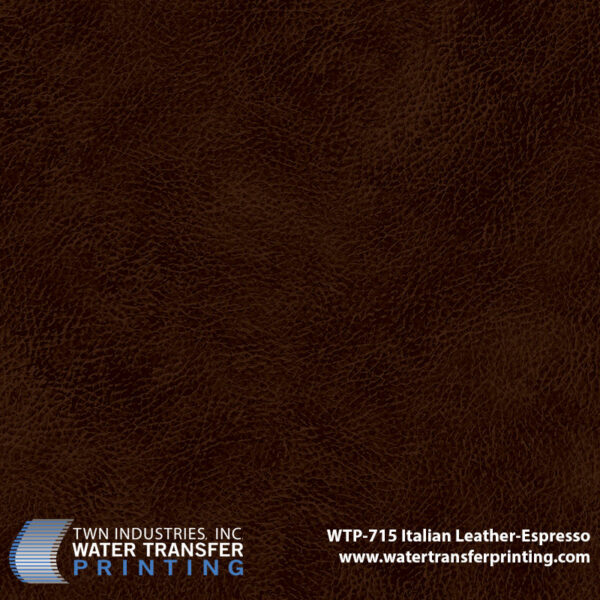 WTP-715 Italian Leather Espresso hydrographic film