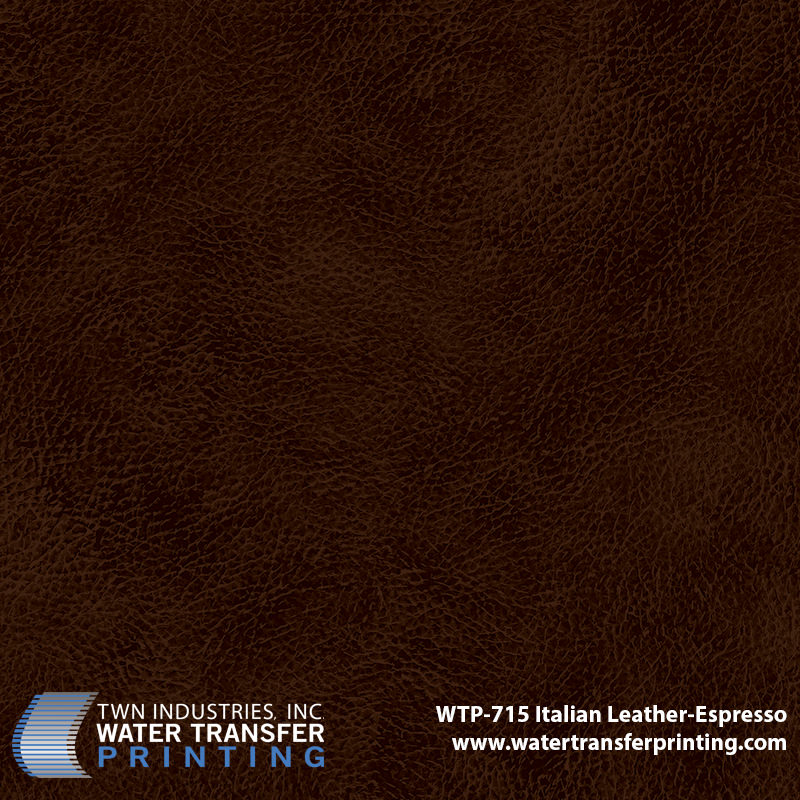 WTP-715 Italian Leather Espresso hydrographic film