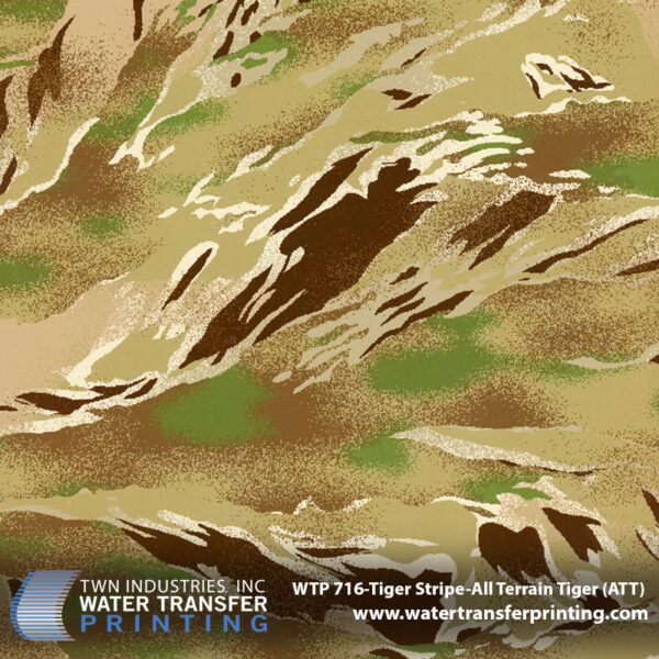 WTP-716 Tiger Stripe All Terrain Tiger hydrographic film