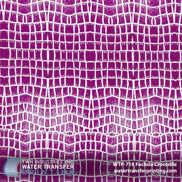 WTP-718 Fuchsia Crocodile hydrographic film