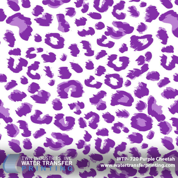 WTP-720 Purple Cheetah hydrographic film