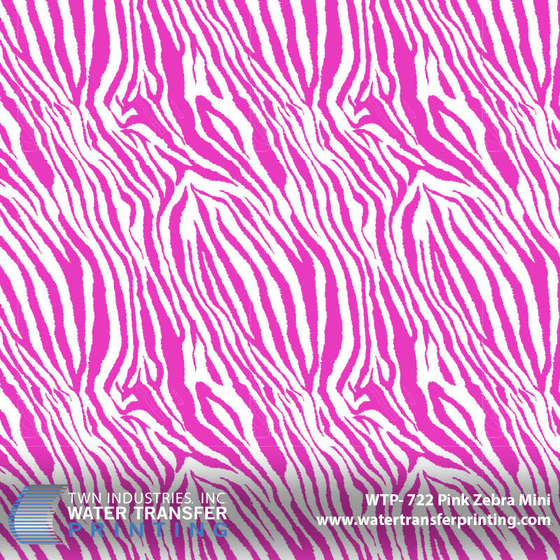 WTP-722 Pink Zebra Mini hydrographic film