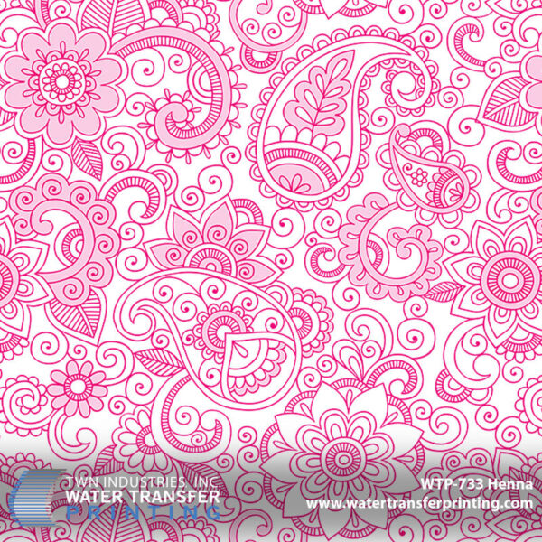 WTP-733 Henna hydrographic film
