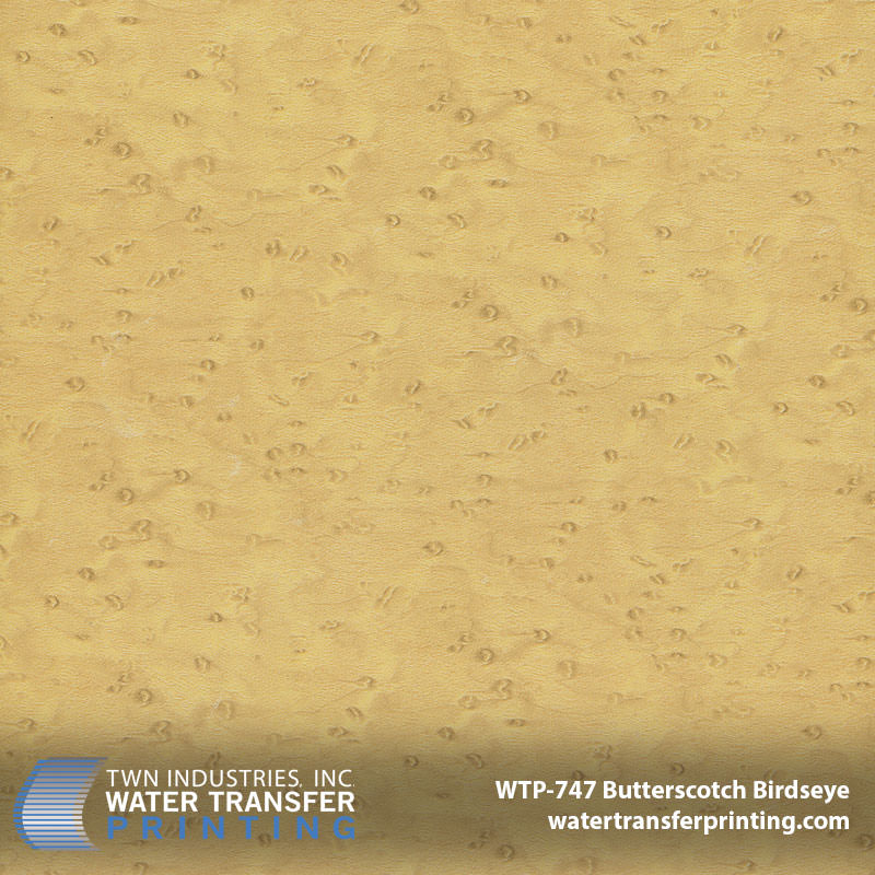 WTP-747 Butterscotch Birdseye hydrographic film