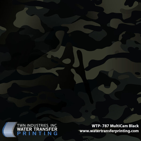 WTP-787 MultiCam Black hydrographic film
