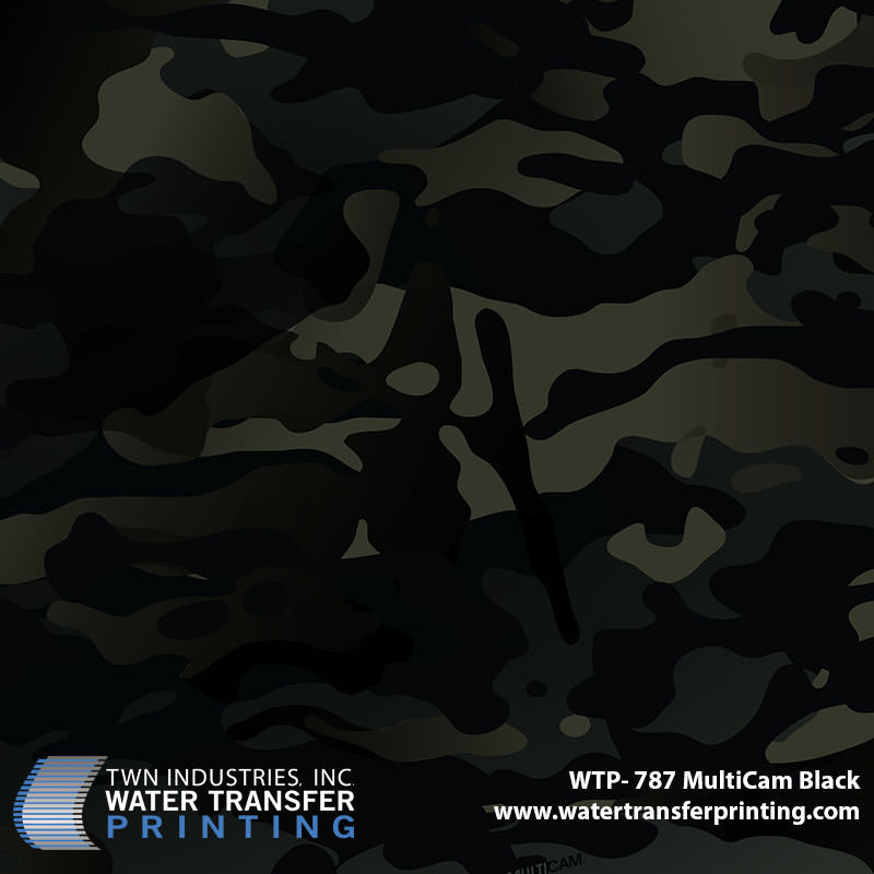 WTP-787 MultiCam Black hydrographic film
