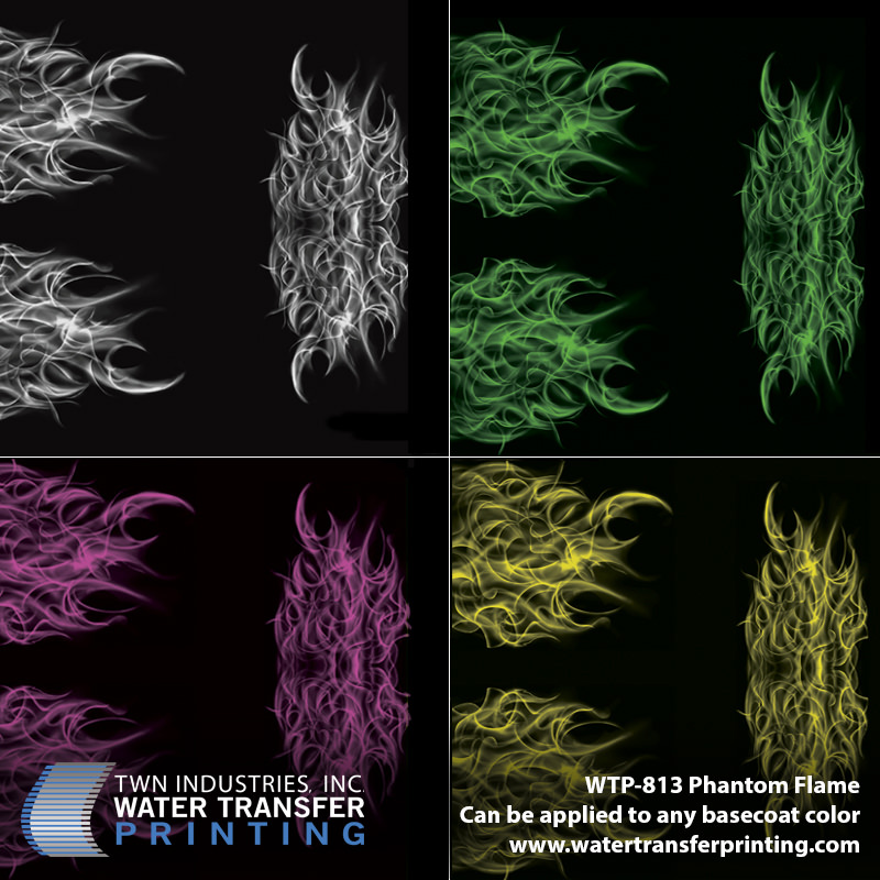 WTP-813 Phantom Flame hydrographic film