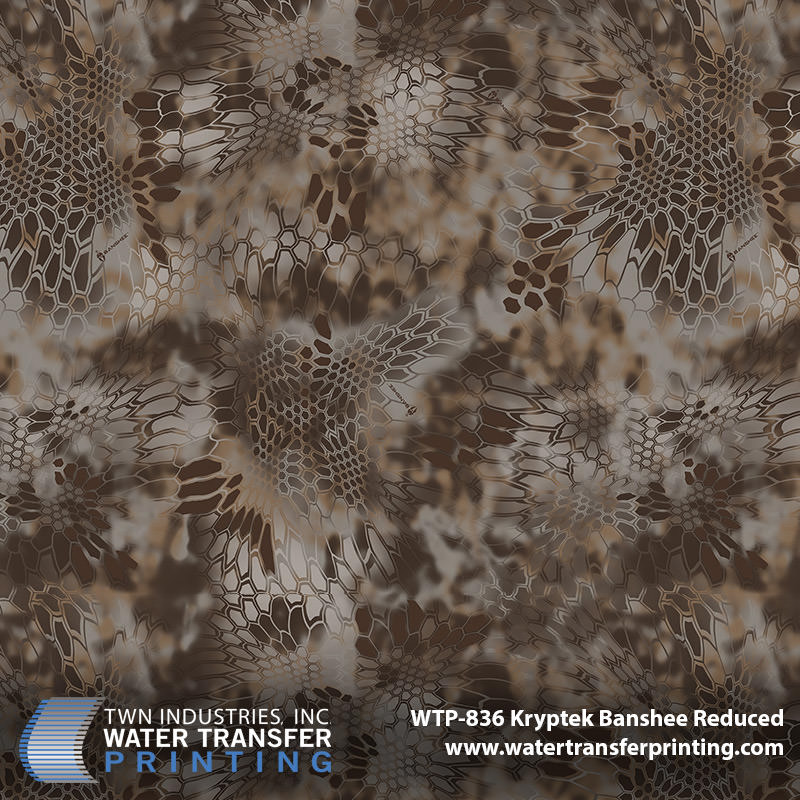 WTP-836 Kryptek Banshee Reduced hydrographic film