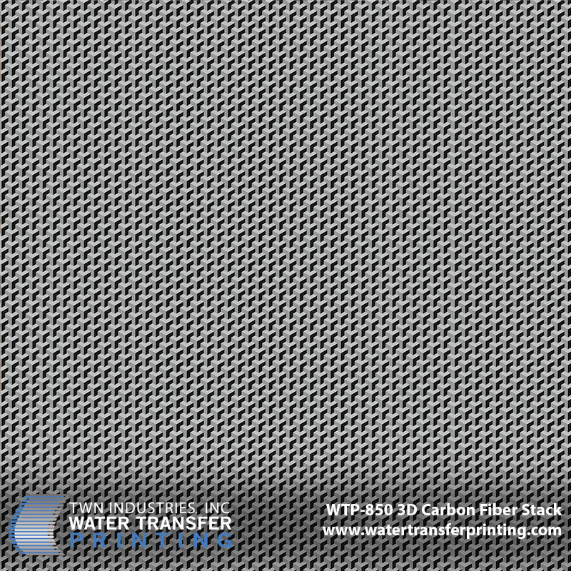 WTP-850 3D Carbon Fiber Stack hydrographic film