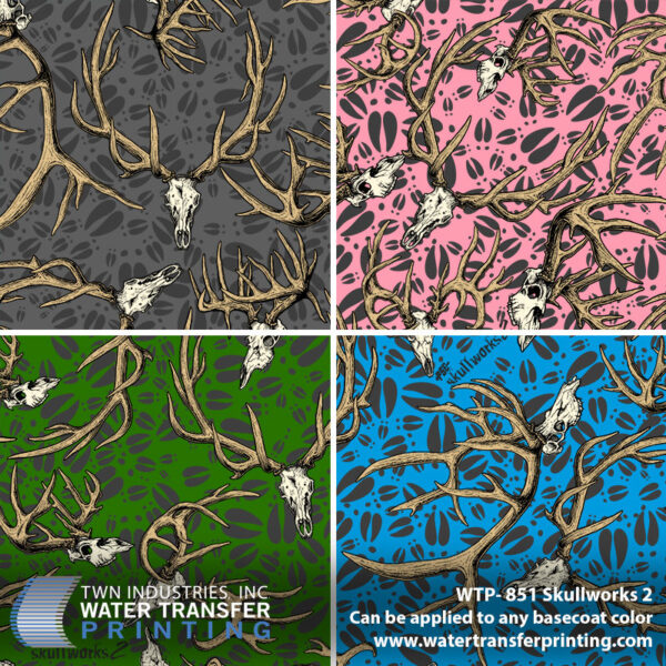 WTP-851 Skullworks 2 hydrographic film