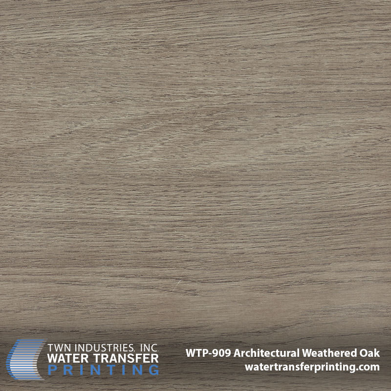 WTP-909 Architectural Weathered Oak hydrographic film