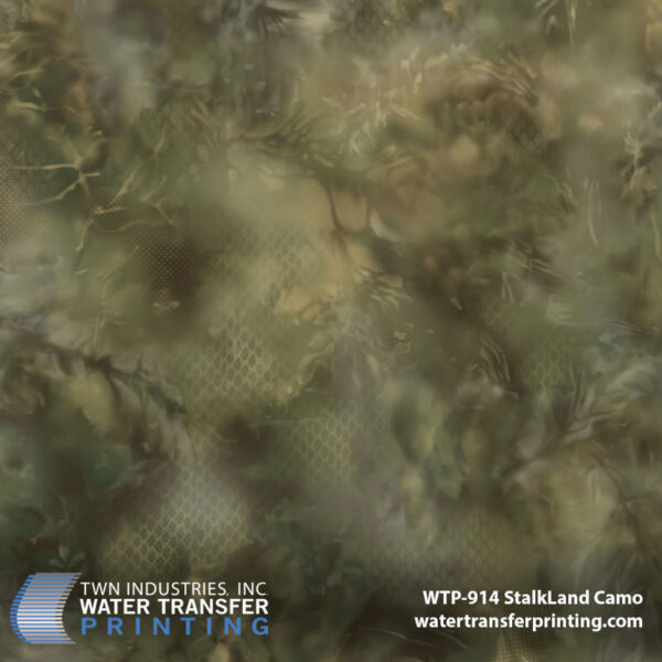 WTP-914 StalkLand Camo hydrographic film