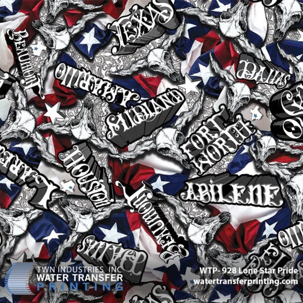 WTP-928 Lone Star Pride hydrographic film