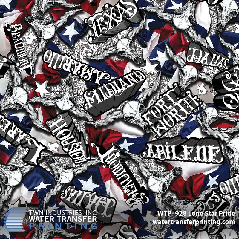 WTP-928 Lone Star Pride hydrographic film