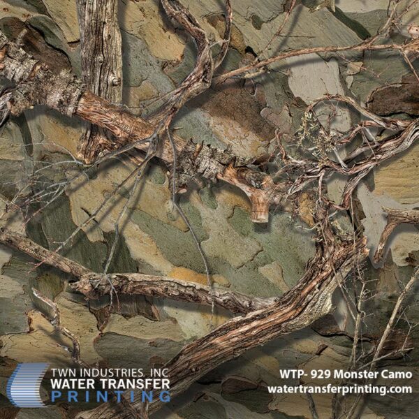 WTP-929 Monster Camo hydrographic film