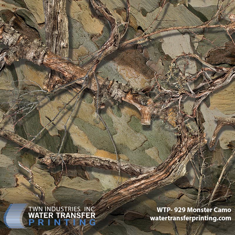 WTP-929 Monster Camo hydrographic film