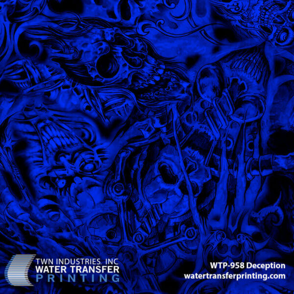 WTP-958 Deception Blue hydrographic film