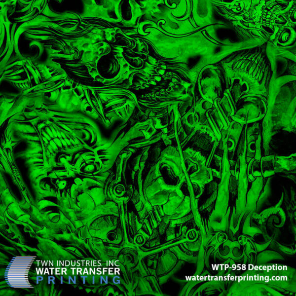 WTP-958 Deception Green hydrographic film