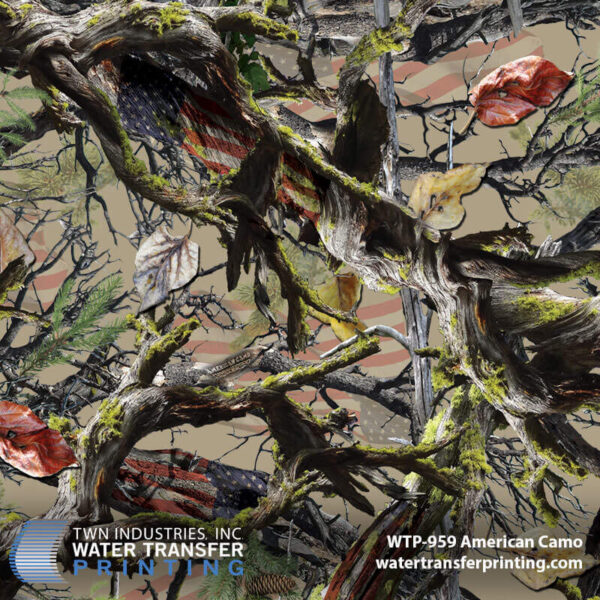 WTP-959 American Camo Tan hydrographic film