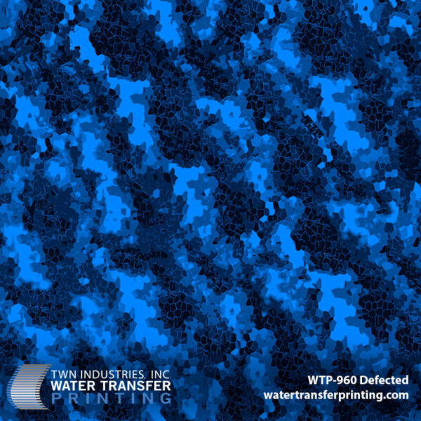 WTP-960 Defected Blue hydrographic film