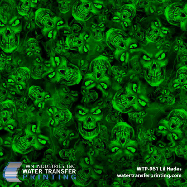 WTP-961 Lil Hades Green hydrographic film